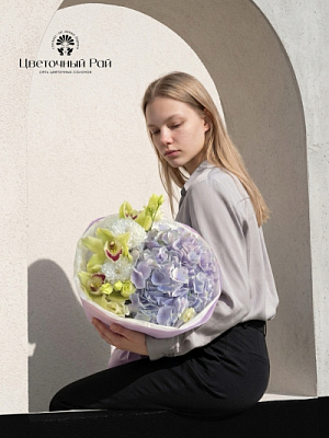 Букет "Лиловая нежность"