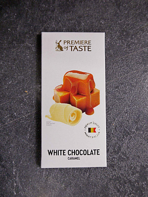 Белый шоколад "Premiere of taste" карамель, 80г